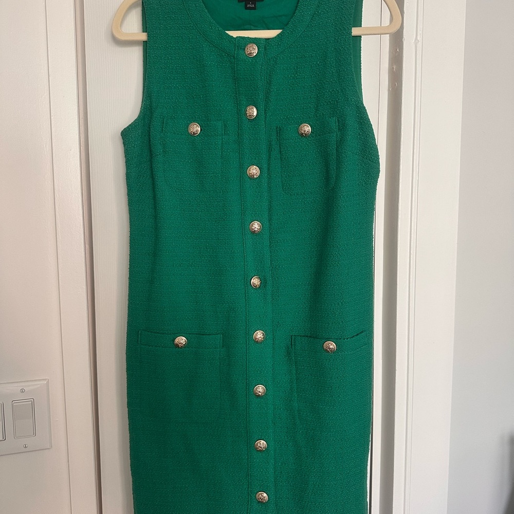 Ann Taylor Sheath Button-Down Mini Dress